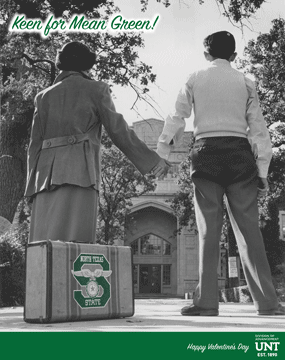 UNT Love Valentine's Day Keen for Mean Green Card 5