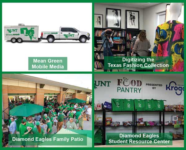 UNT Diamond Eagles Society 2020 Projects