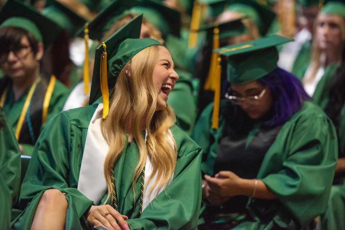 UNT commencement ceremony